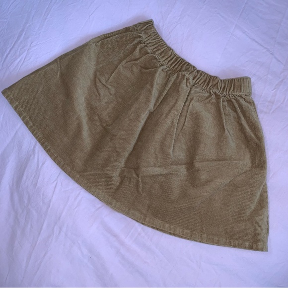 Rylee + Cru Camel Corduroy Skirt 8/9 - Picture 4 of 4